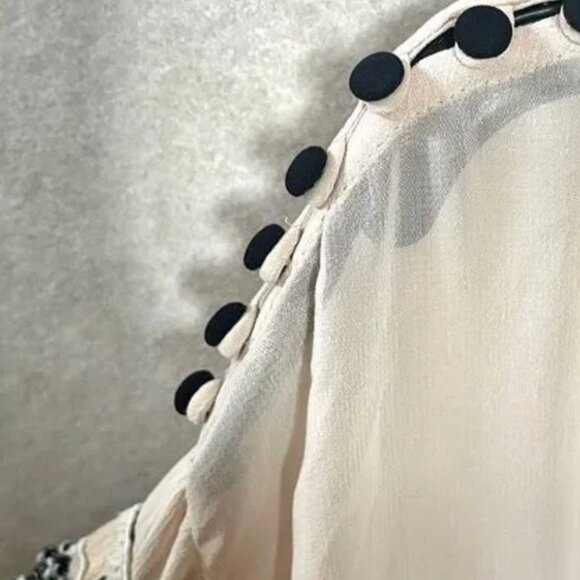 NWT $149 Zara Limited Edition Embroidered Blouse - MEDIUM - Picture 11 of 12